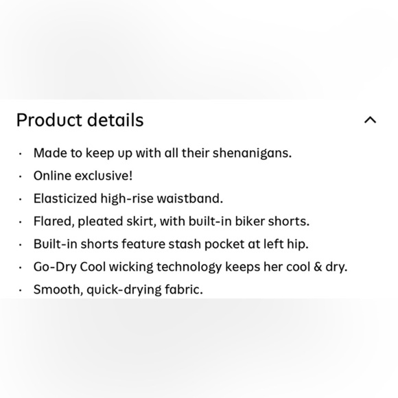 Old Navy High-Waisted Pleated
Performance Skort - Picture 7 of 14